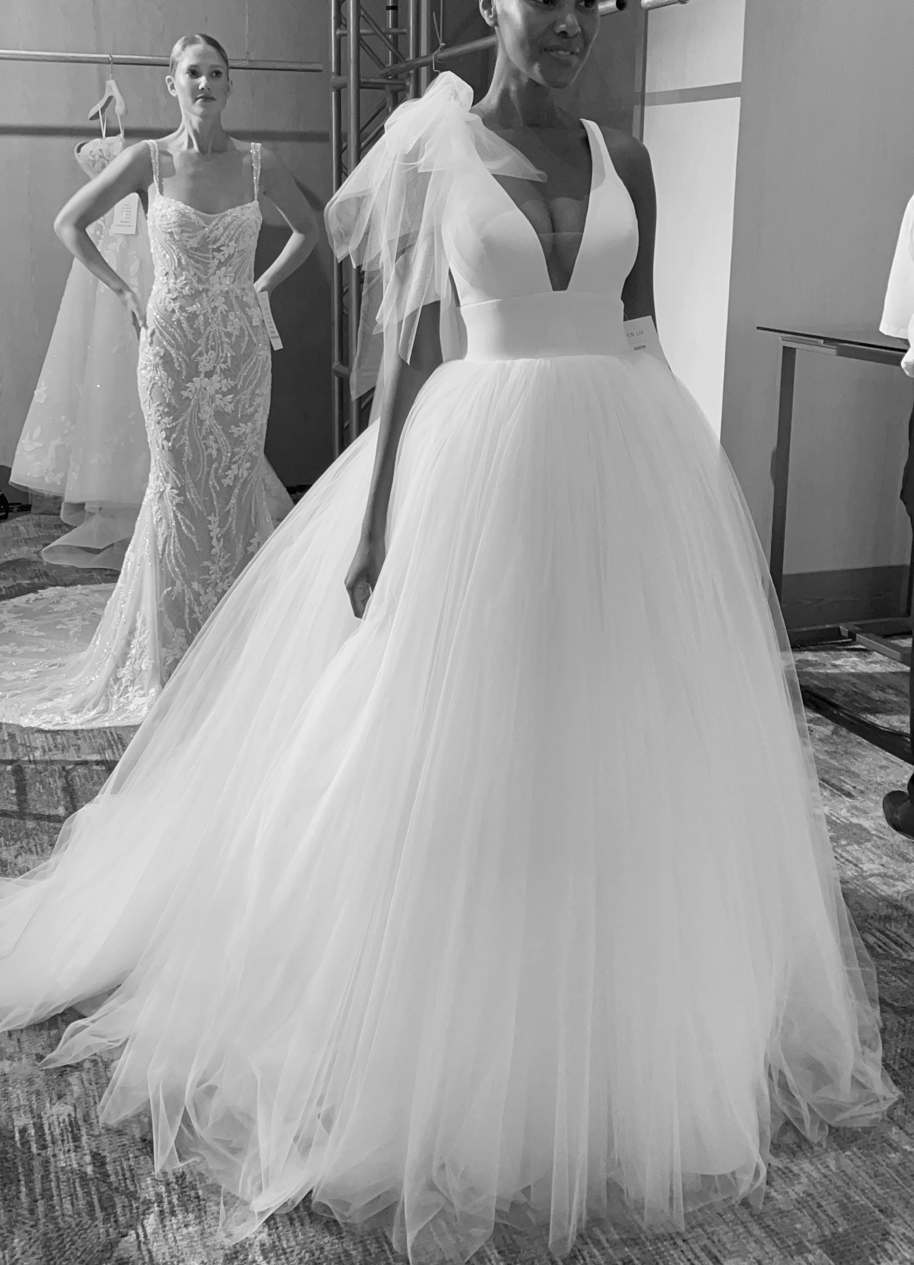 Long Sleeve Embroidered Ball Gown Wedding Dress | Kleinfeld Bridal